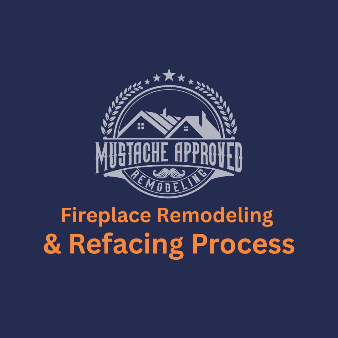 Fireplace remodeling and refacing process East Valley AZ | Mustache Approved Remodeling